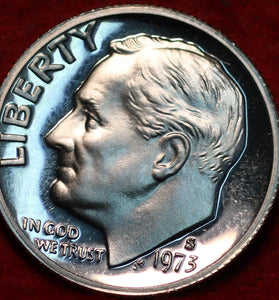 1973-S CLAD PROOF ROOSEVELT DIME