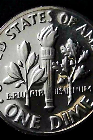 1976-S CLAD PROOF ROOSEVELT DIME