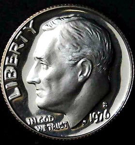1976-S CLAD PROOF ROOSEVELT DIME