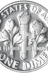 1978-S CLAD PROOF ROOSEVELT DIME