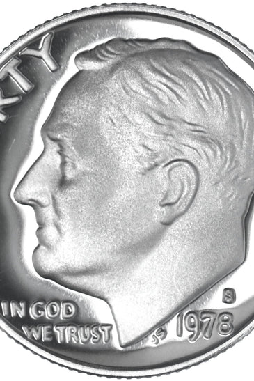 1978-S CLAD PROOF ROOSEVELT DIME