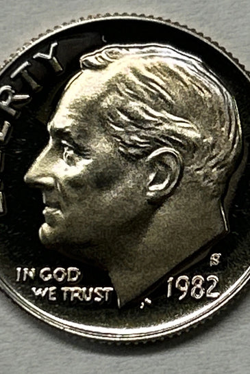 1982-S CLAD PROOF ROOSEVELT DIME