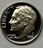 1982-S CLAD PROOF ROOSEVELT DIME