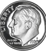 1984-S CLAD PROOF ROOSEVELT DIME