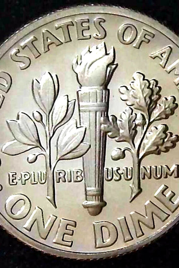 1989-S CLAD PROOF ROOSEVELT DIME