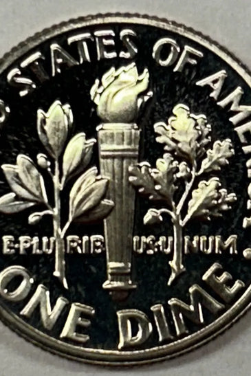 1990-S CLAD PROOF ROOSEVELT DIME