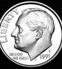 1991-S CLAD PROOF ROOSEVELT DIME