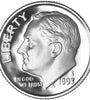 1993-S CLAD PROOF ROOSEVELT DIME