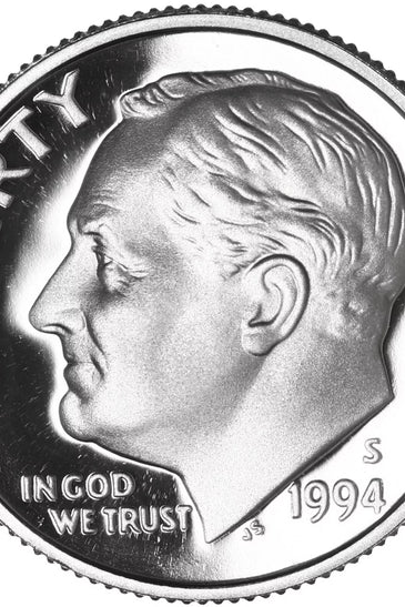 1994-S CLAD PROOF ROOSEVELT DIME