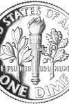 1995-S CLAD PROOF ROOSEVELT DIME