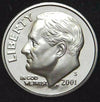 2001-S CLAD PROOF ROOSEVELT DIME