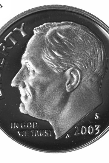 2003-S CLAD PROOF ROOSEVELT DIME