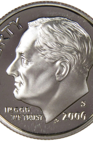 2006-S CLAD PROOF ROOSEVELT DIME