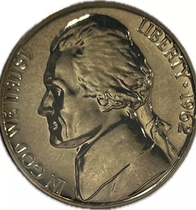 1962 PROOF JEFFERSON NICKEL