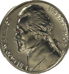 1964 PROOF JEFFERSON NICKEL