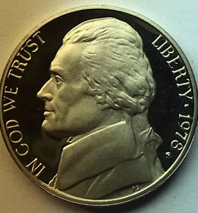1978-S PROOF JEFFERSON NICKEL