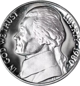 1980-S PROOF JEFFERSON NICKEL