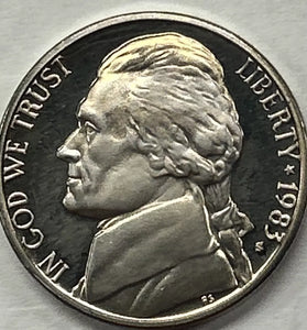 1983-S PROOF JEFFERSON NICKEL