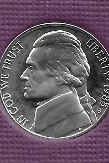 1985-S PROOF JEFFERSON NICKEL