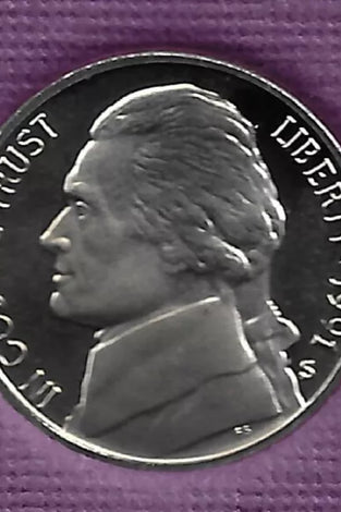 1991-S PROOF JEFFERSON NICKEL