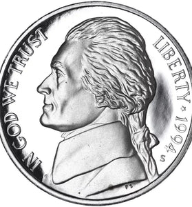 1994-S PROOF JEFFERSON NICKEL