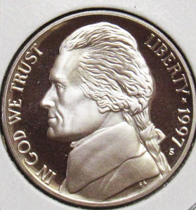 1997-S PROOF JEFFERSON NICKEL