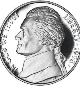 1998-S PROOF JEFFERSON NICKEL