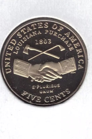 2004-S PROOF JEFFERSON NICKEL LOUISIANA PURCHASE