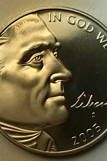 2005-S PROOF JEFFERSON NICKEL OCEAN VIEW