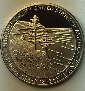 2005-S PROOF JEFFERSON NICKEL OCEAN VIEW