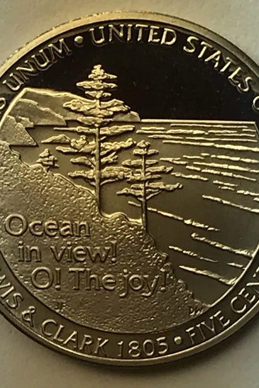 2005-S PROOF JEFFERSON NICKEL OCEAN VIEW