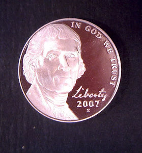 2007-S PROOF JEFFERSON NICKEL