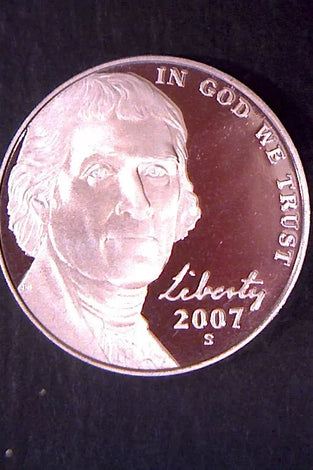 2007-S PROOF JEFFERSON NICKEL