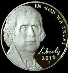 2010-S PROOF JEFFERSON NICKEL