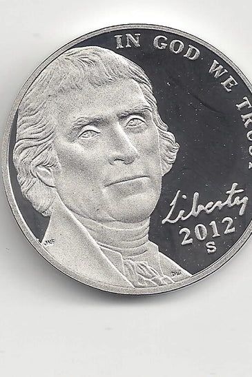2012-S PROOF JEFFERSON NICKEL