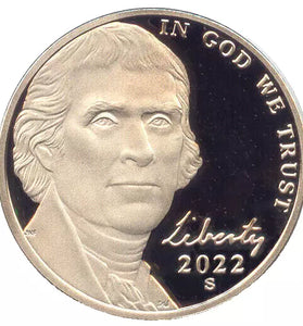 2022-S PROOF JEFFERSON NICKEL (Copy)