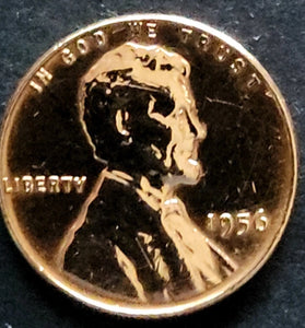 1956 PROOF LINCOLN CENT