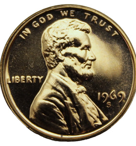 1969-S PROOF LINCOLN CENT