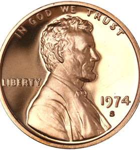 1974-S PROOF LINCOLN CENT