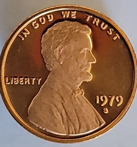 1979-S PROOF LINCOLN CENT TYPE 2 CLEAR S