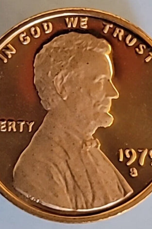 1979-S PROOF LINCOLN CENT TYPE 2 CLEAR S