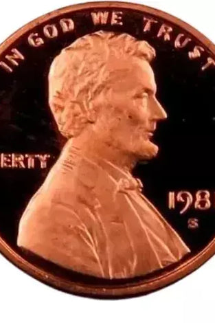 1981-S PROOF LINCOLN CENT TYPE 2 CLEAR S
