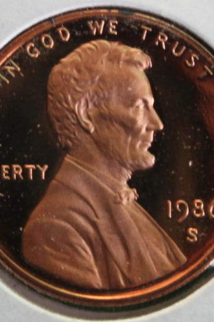 1986-S PROOF LINCOLN CENT