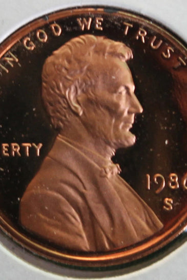 1986-S PROOF LINCOLN CENT