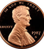 1987-S PROOF LINCOLN CENT