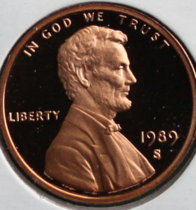 1989-S PROOF LINCOLN CENT