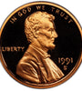 1991-S PROOF LINCOLN CENT