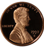 1992-S PROOF LINCOLN CENT