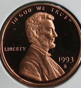 1993-S PROOF LINCOLN CENT