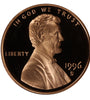 1996-S PROOF LINCOLN CENT